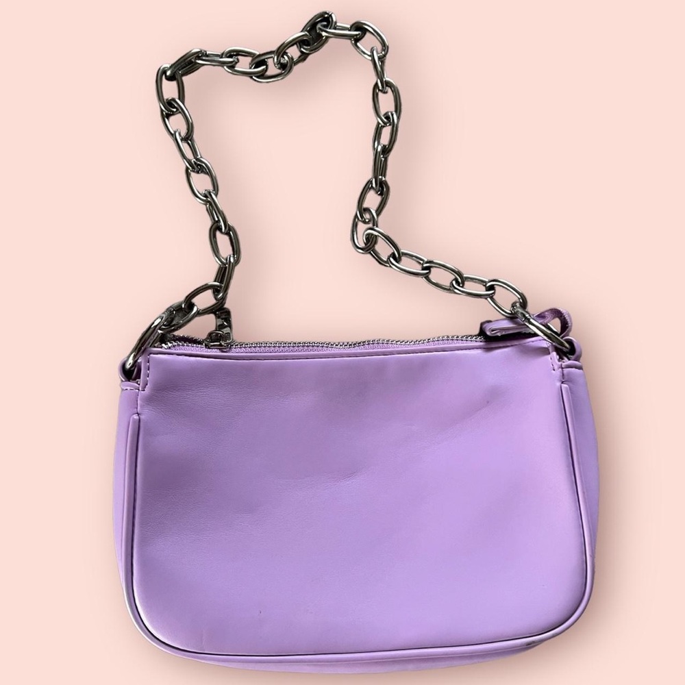 Lilac soft girl chained shoulder purse